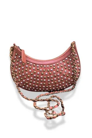 STUDDED LEATHER BAG