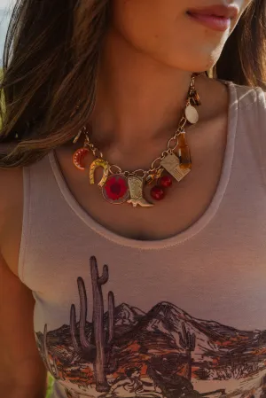 Summer Girly Charm Necklace
