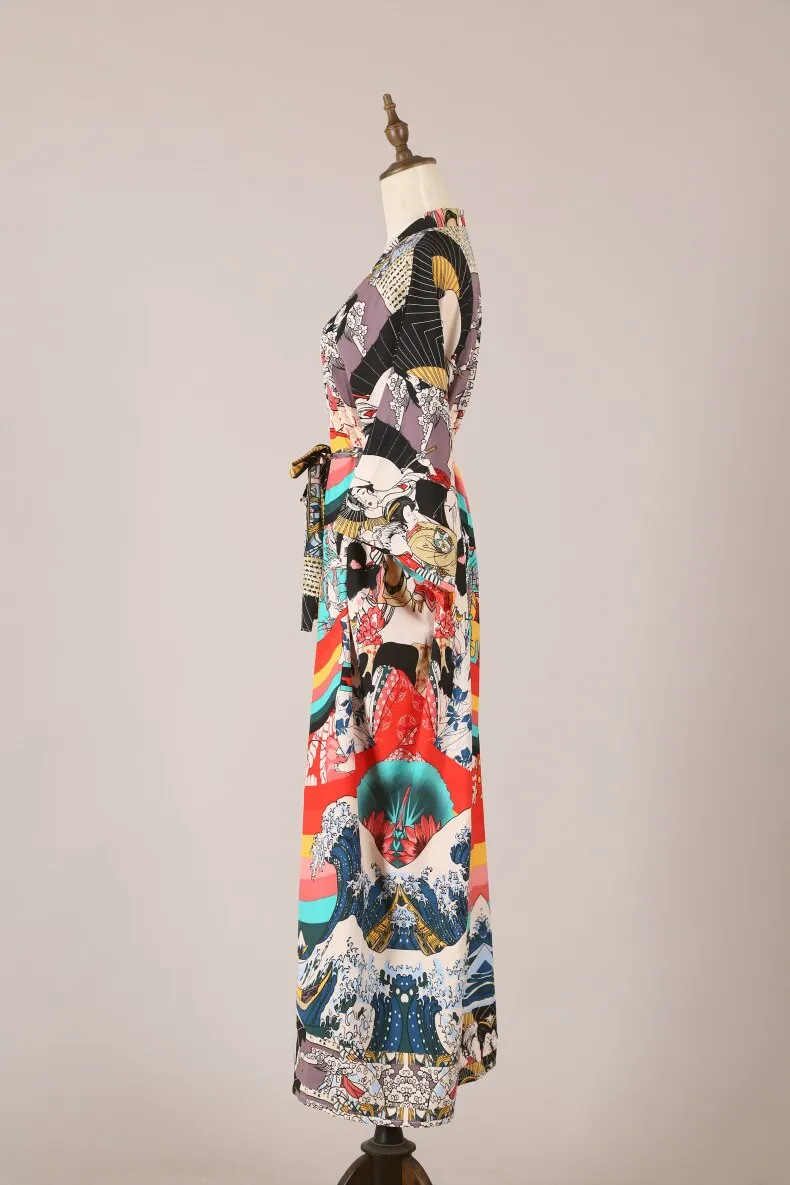 summer kimono bikini cover up women
