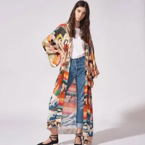summer kimono bikini cover up women