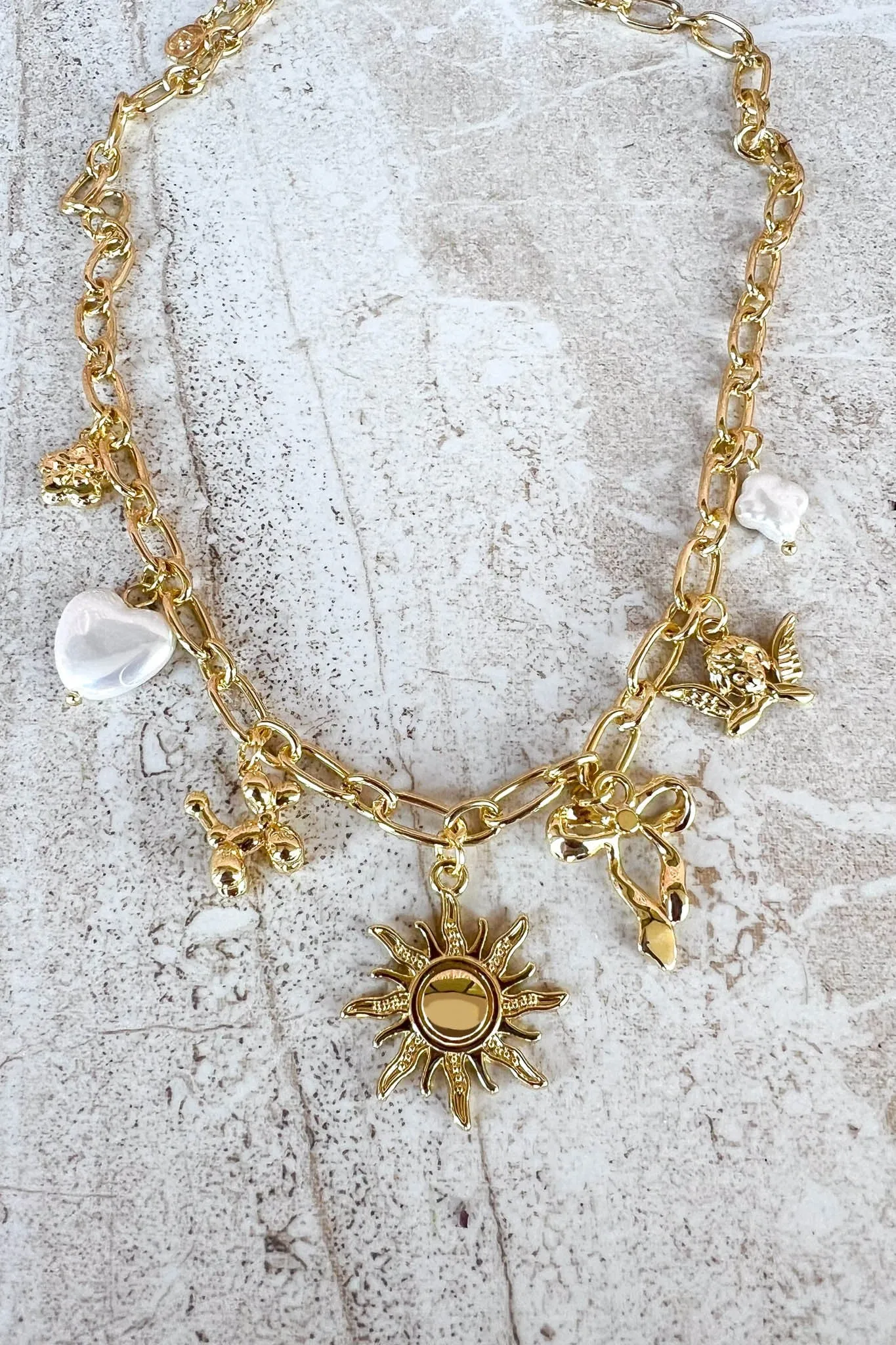 Sun Charm Necklace
