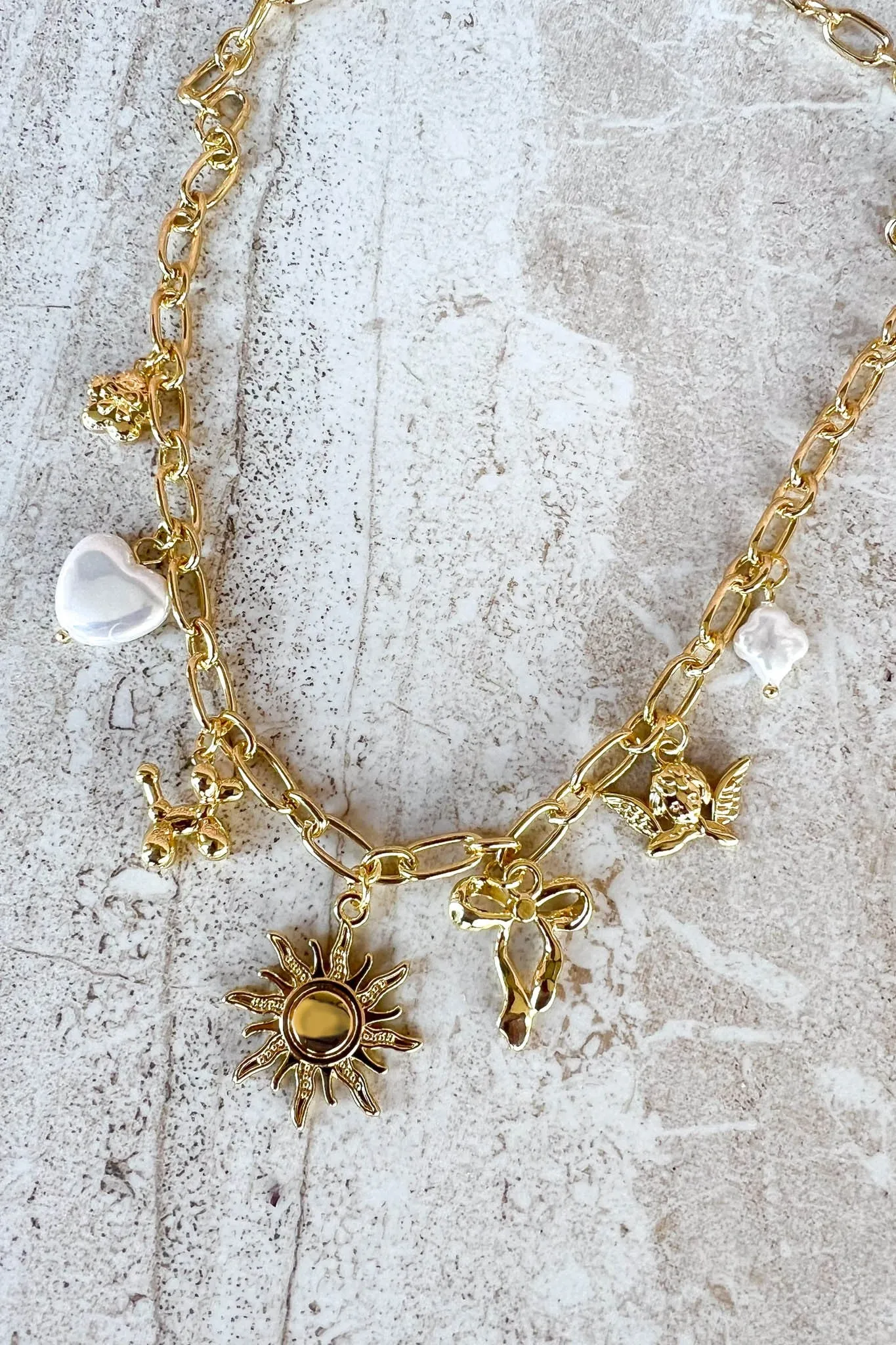 Sun Charm Necklace