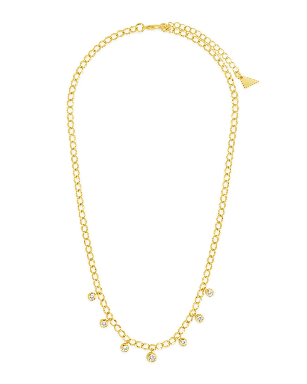 Sydney CZ Charm Chain Necklace