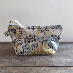 Tabor Cosmetic Bag in Midnight Garden
