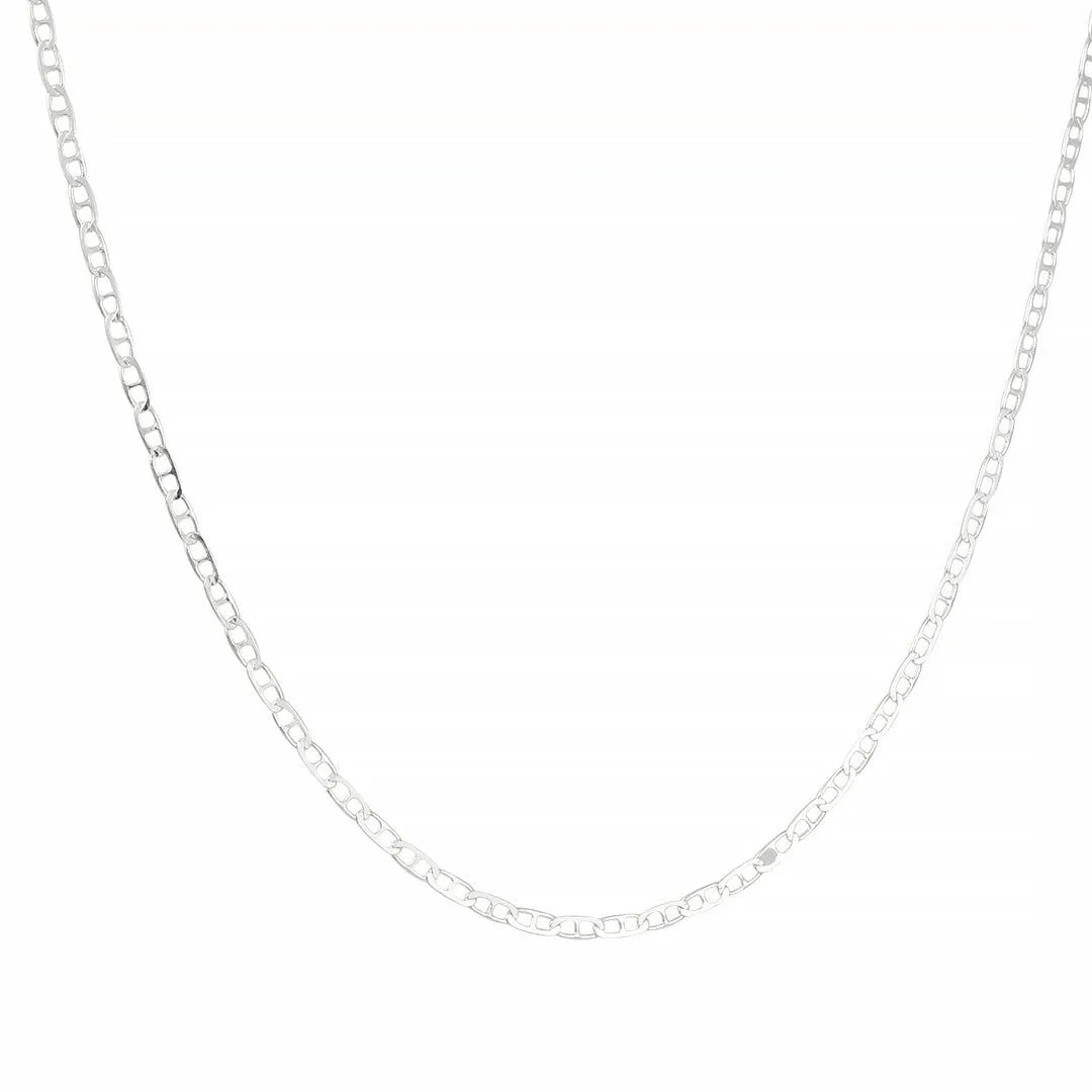 Tashi - Small Mariner Chain Necklace in Sterling Silver