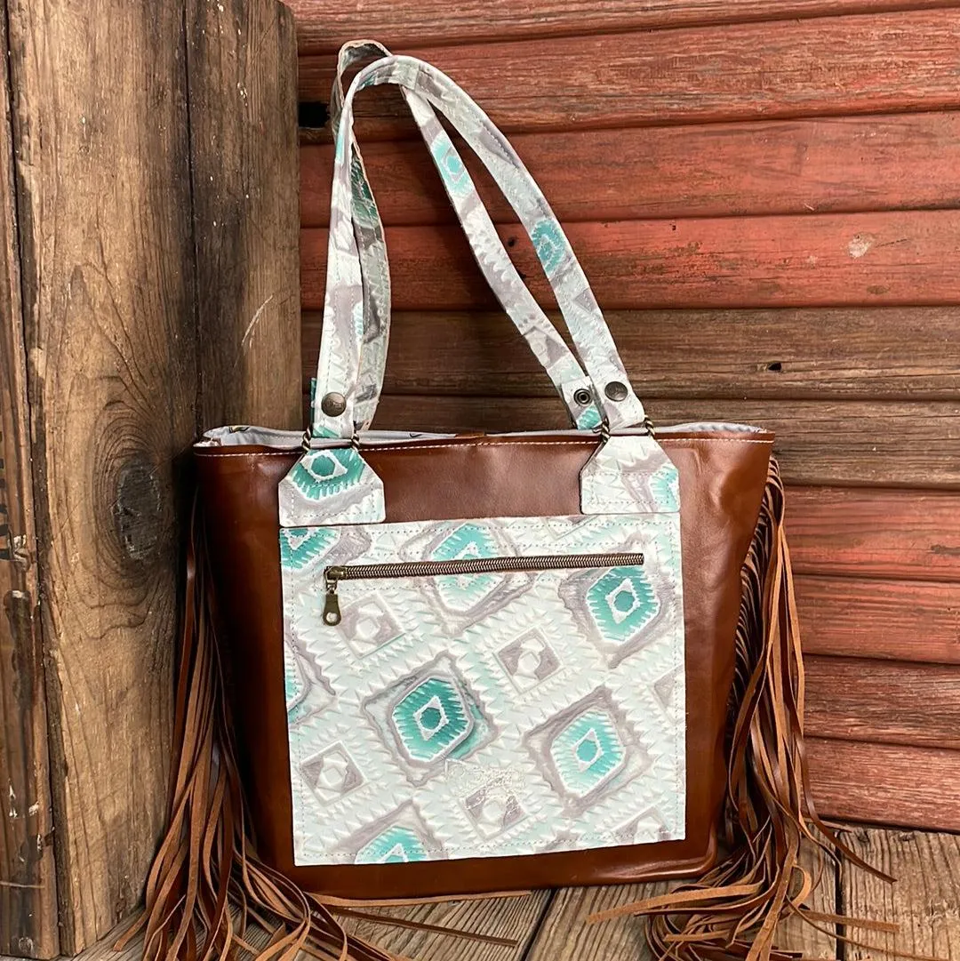 Taylor - Longhorn w/ Turquoise Sand Aztec