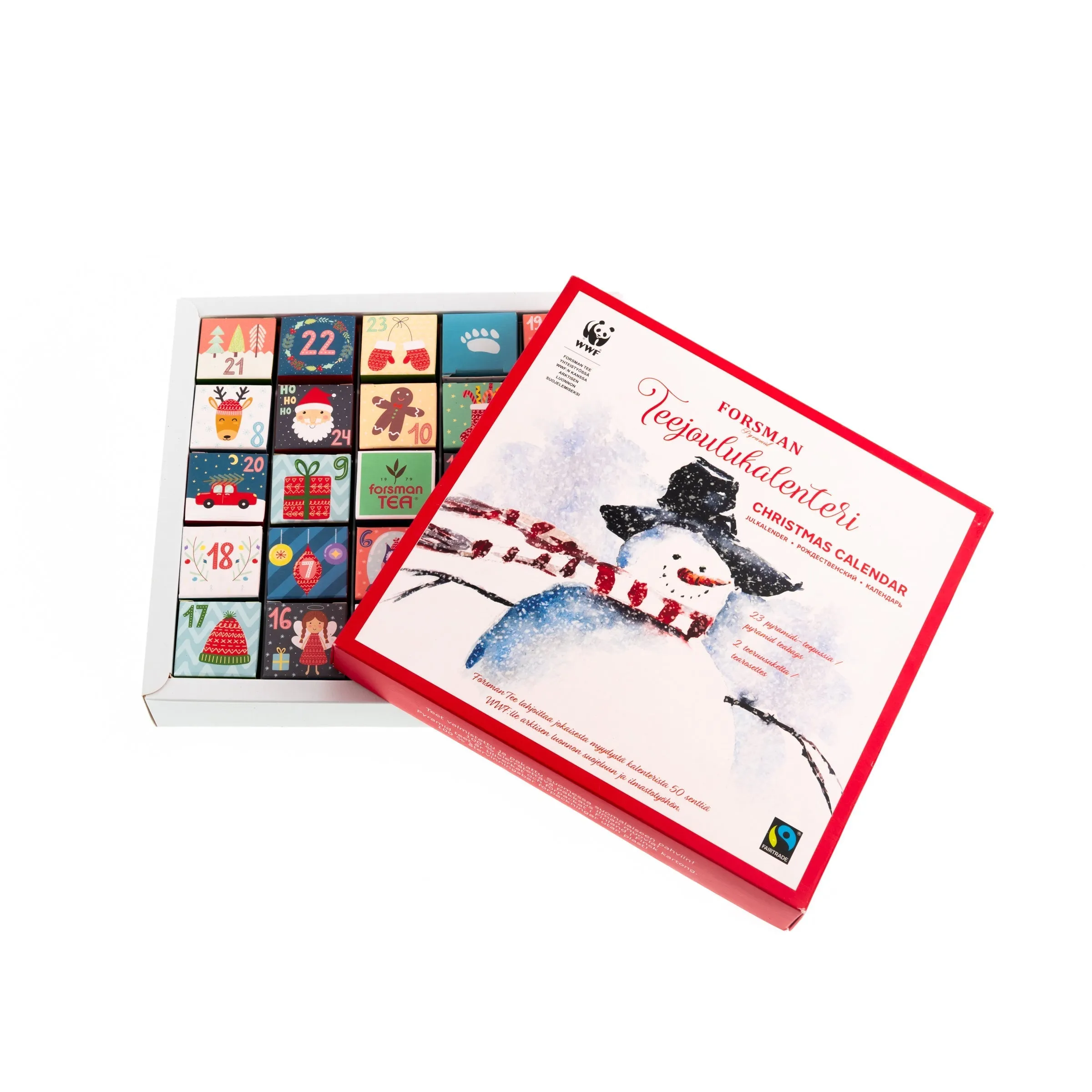 Tea Christmas calendar Snowman | 6 x 75g |