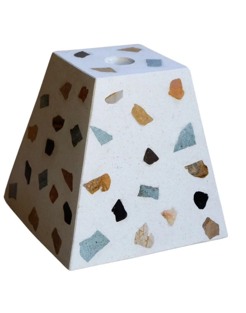 Terrazzo Umbrella Base - Santorini