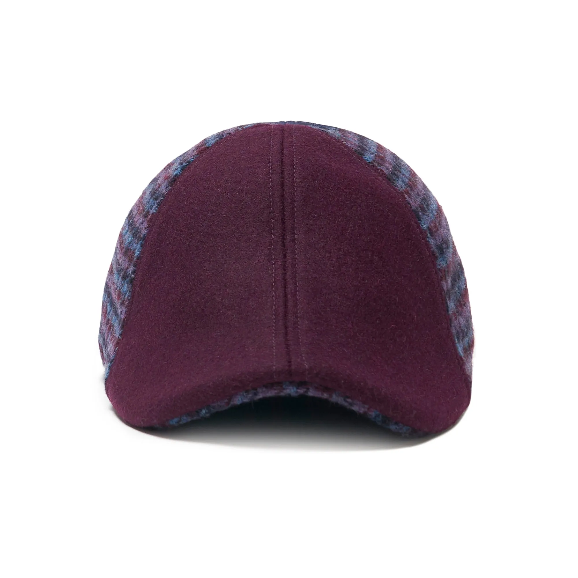 The All Heart Boston Scally Cap - Blue & Purple Plaid