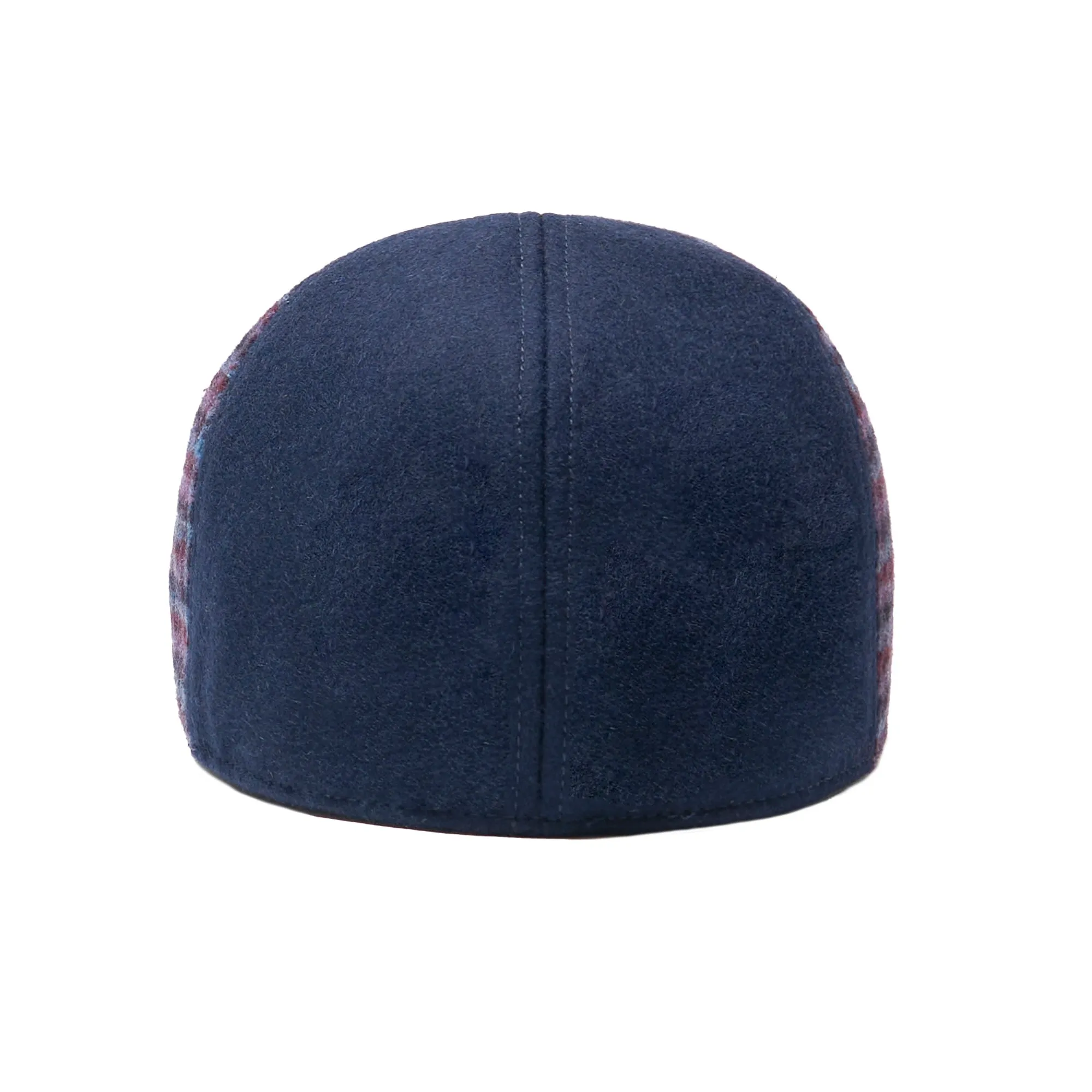The All Heart Boston Scally Cap - Blue & Purple Plaid