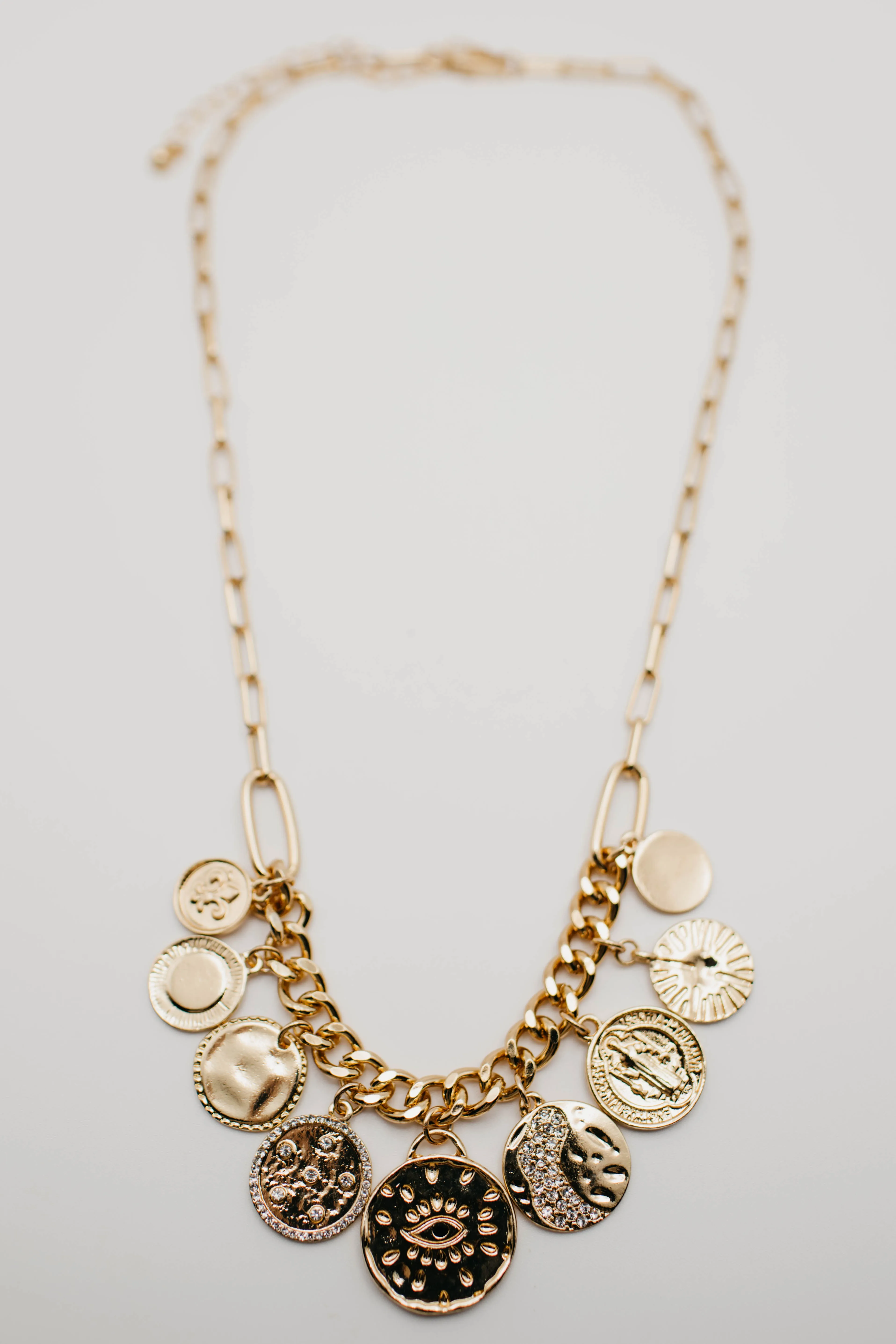 The Harmonie Coin Charm Necklace