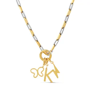 The Two Tone Charm Necklace