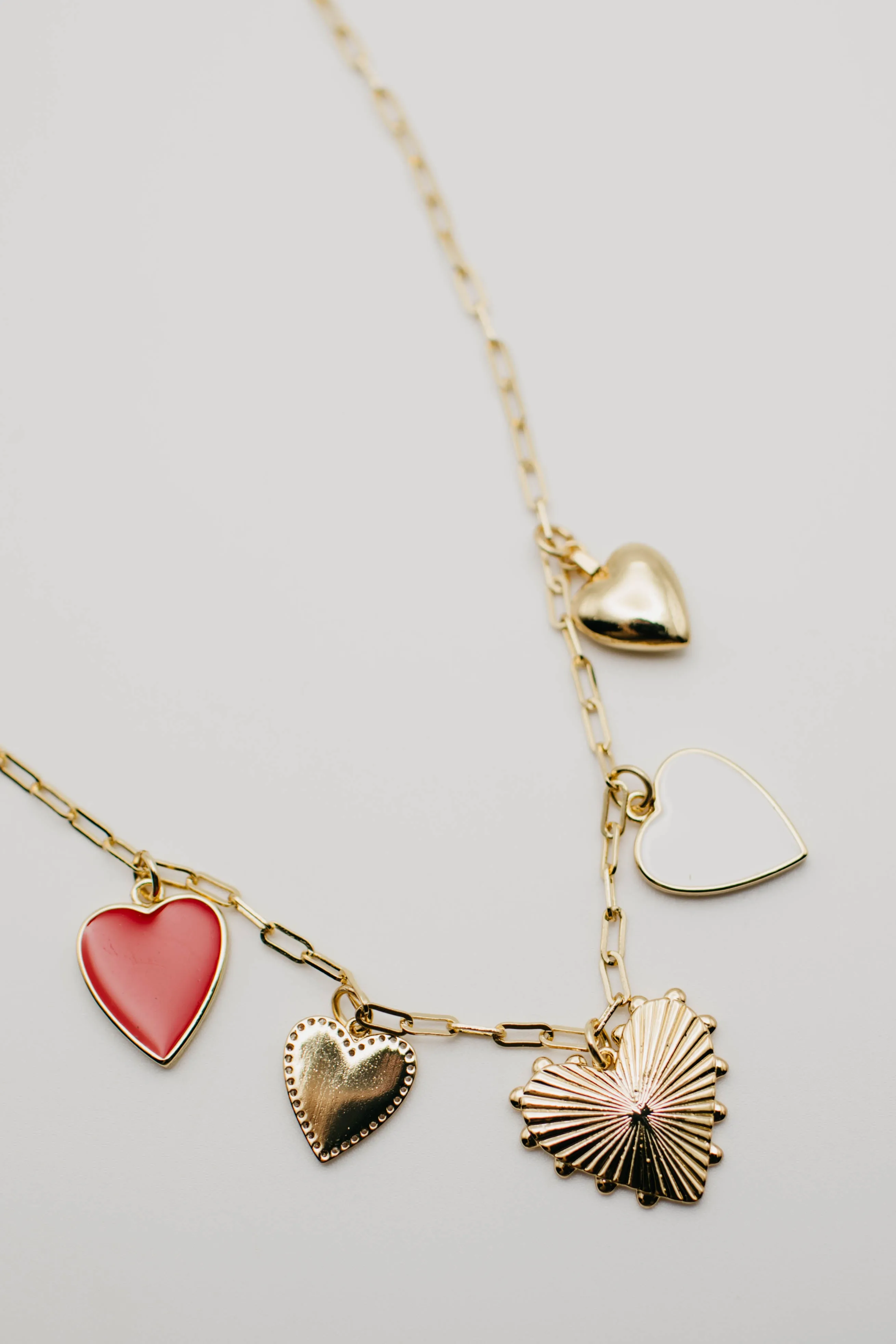 The Xara Heart Charm Necklace
