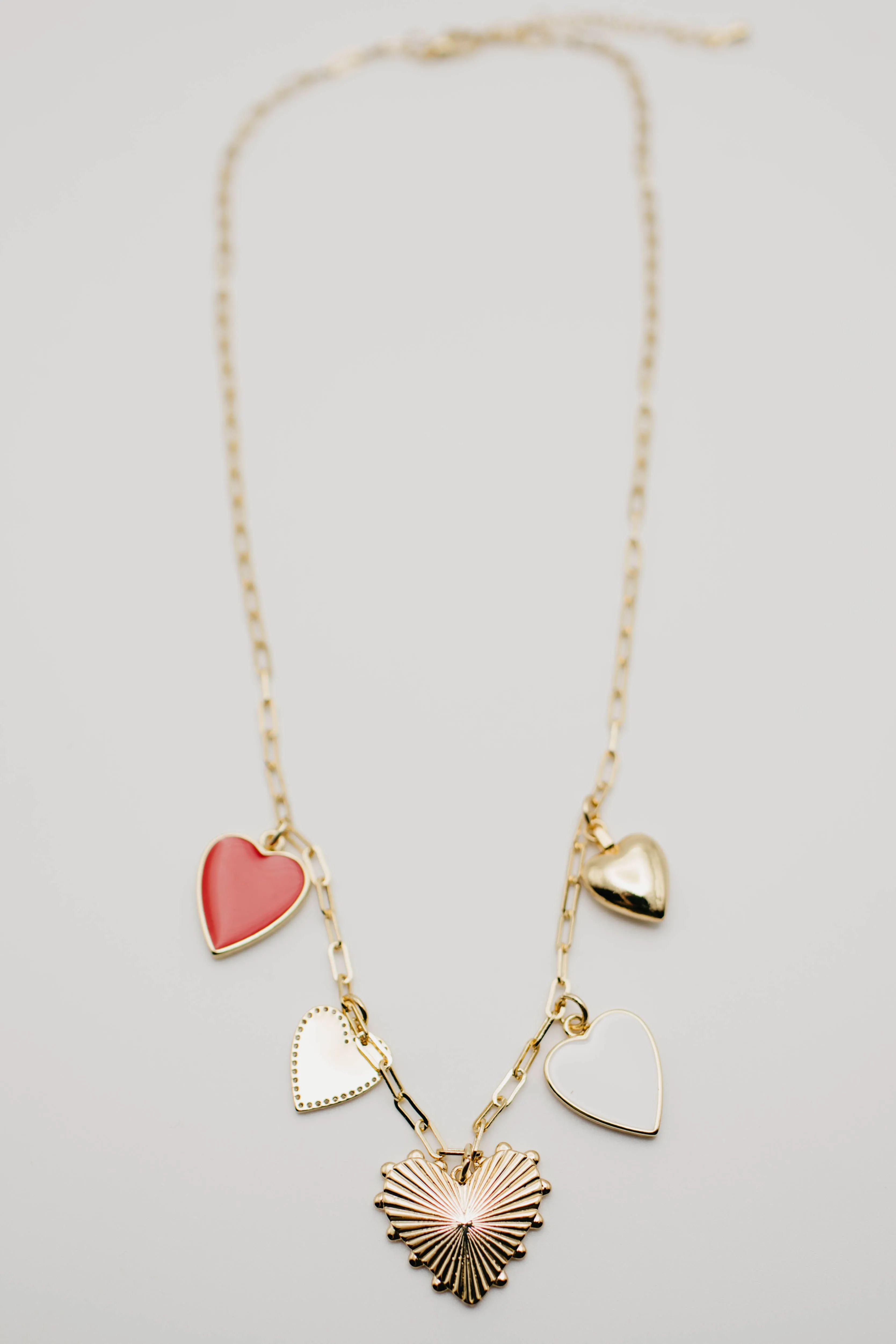 The Xara Heart Charm Necklace