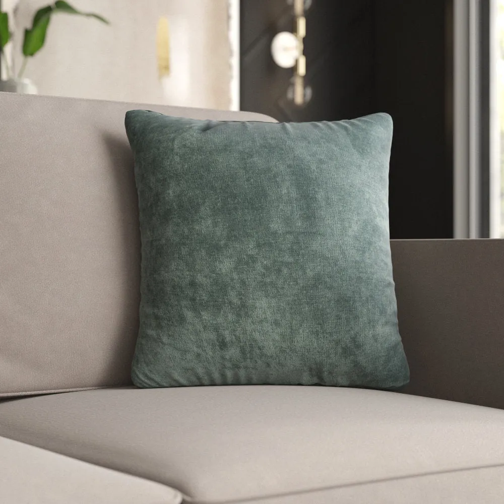 Throw Pillow Cover & Insert Mercury Row® Color: Lagoon Size: 16" x 16"