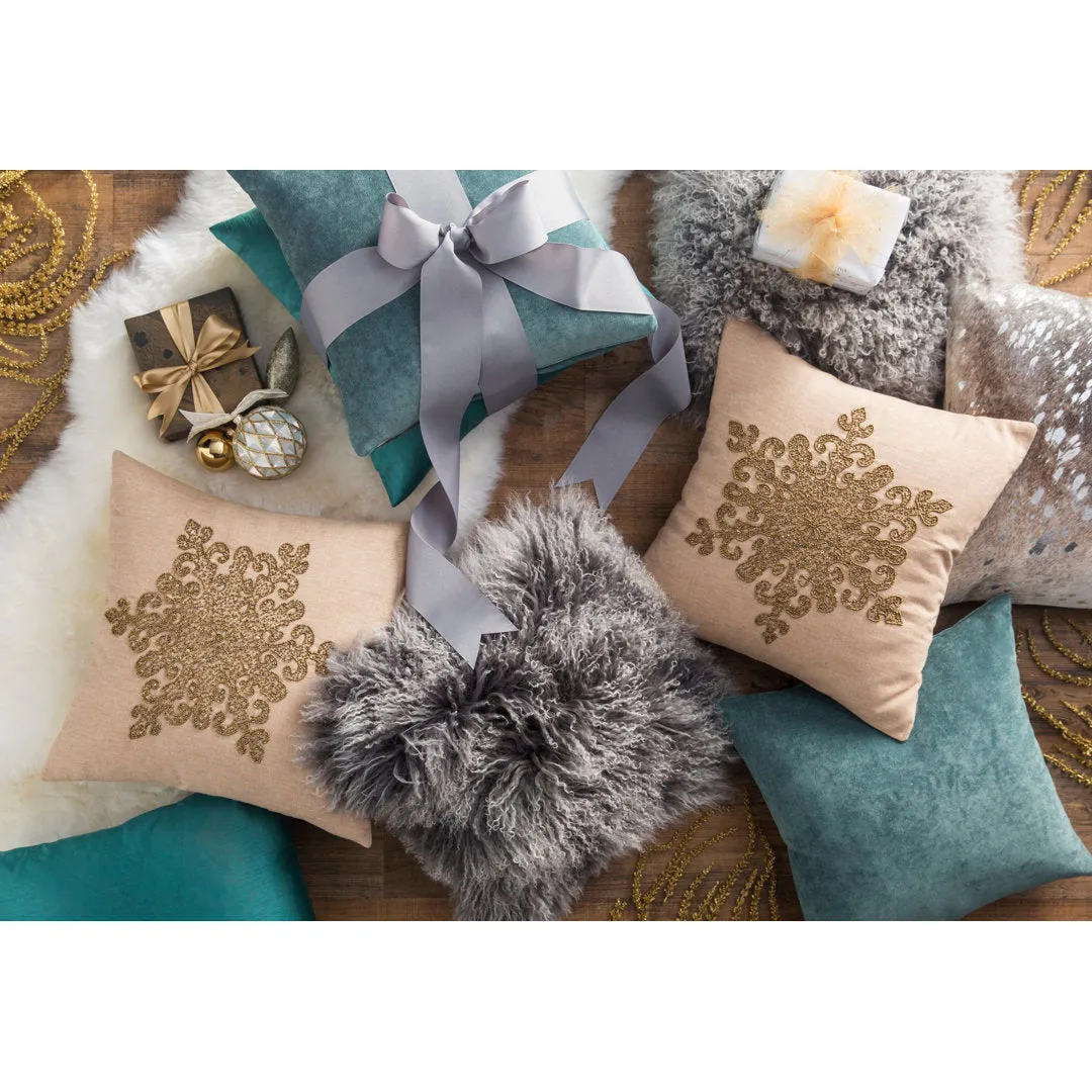 Throw Pillow Cover & Insert Mercury Row® Color: Lagoon Size: 16" x 16"