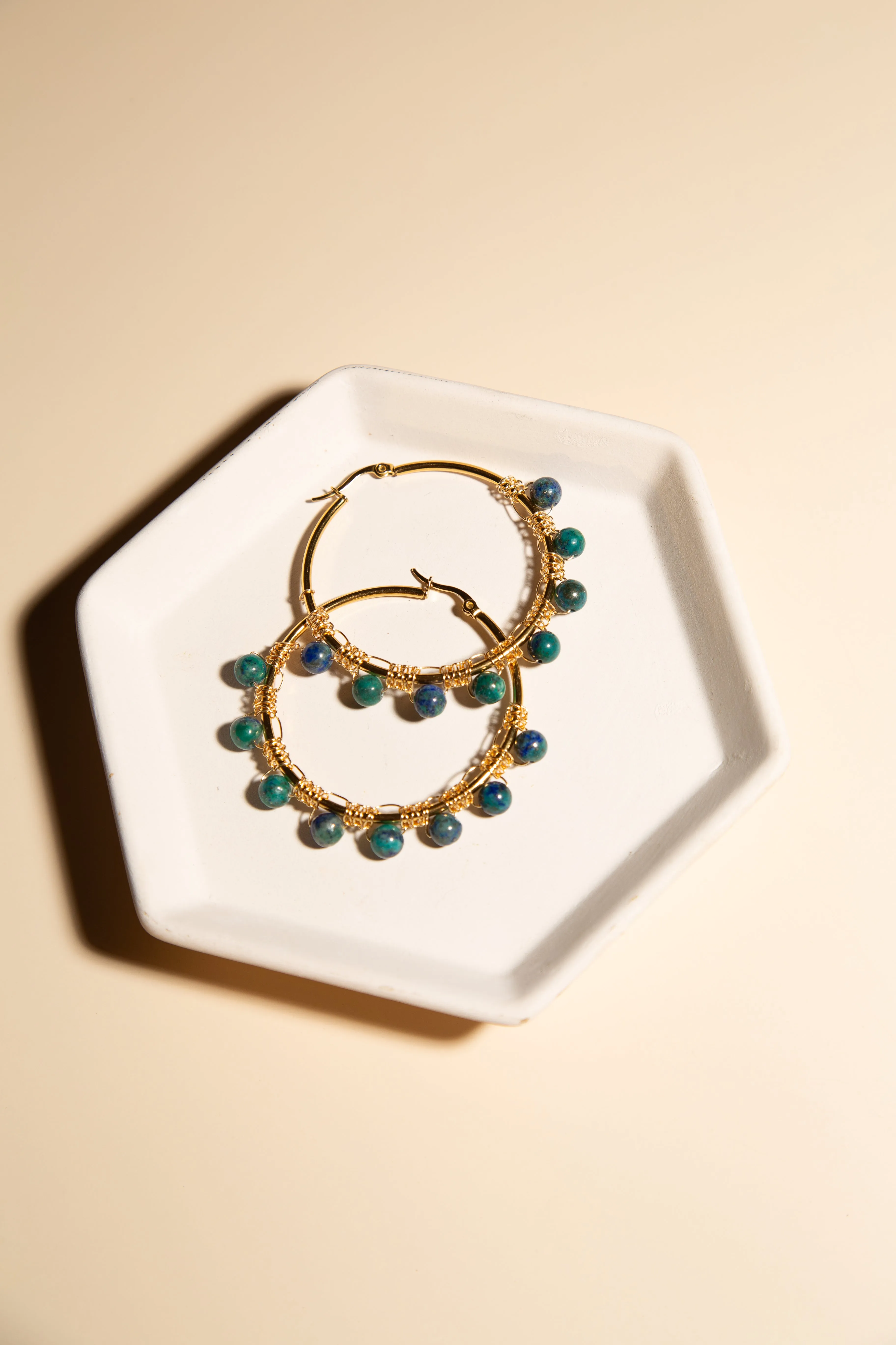 Tierra Hoop Earrings