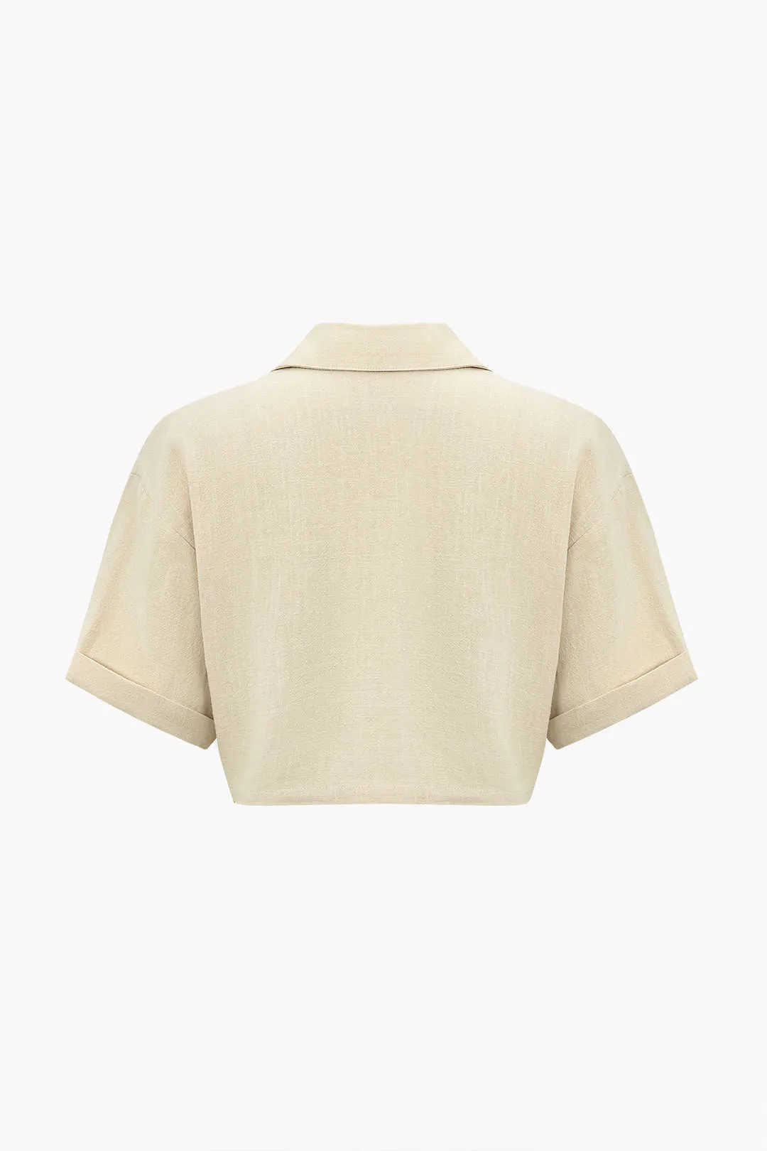 Tilly - Unique Patchwork Design Woman's Short Sleeve Shirt