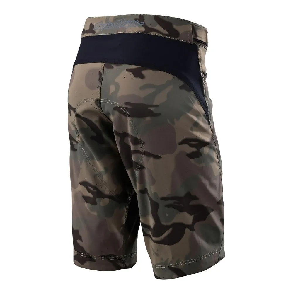 TLD 24.1 Flowline Youth Short Shell Spray Camo Army