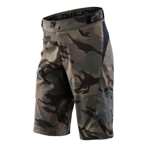 TLD 24.1 Flowline Youth Short Shell Spray Camo Army