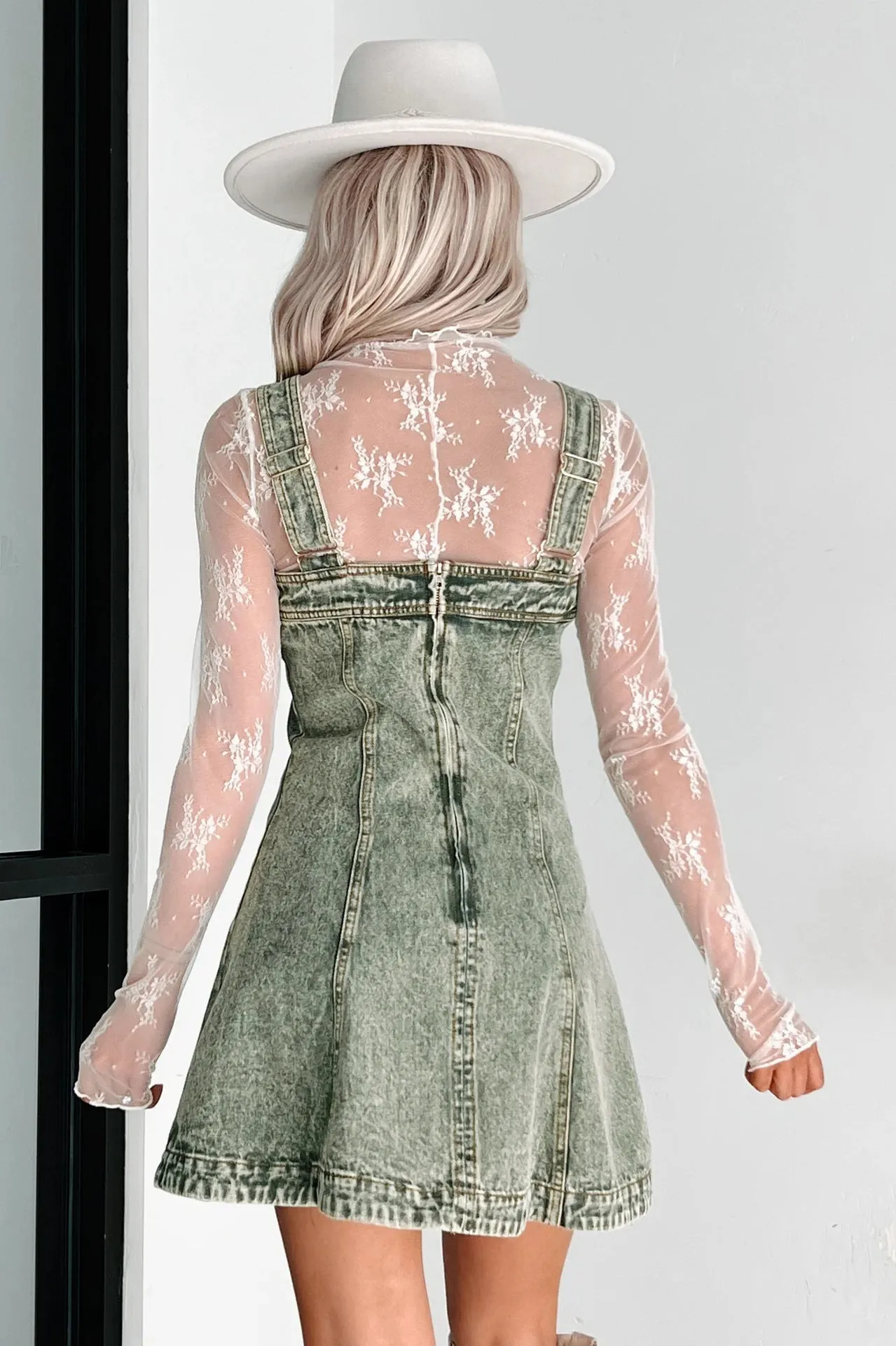 Trendy Strap Denim Dress for Effortless Street Style