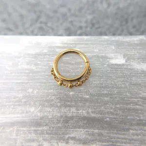 Trio Bead Chain Seamless Ring