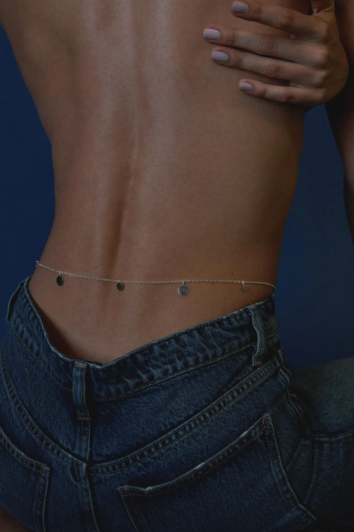 Tulip Disc Shaker Belly Chain