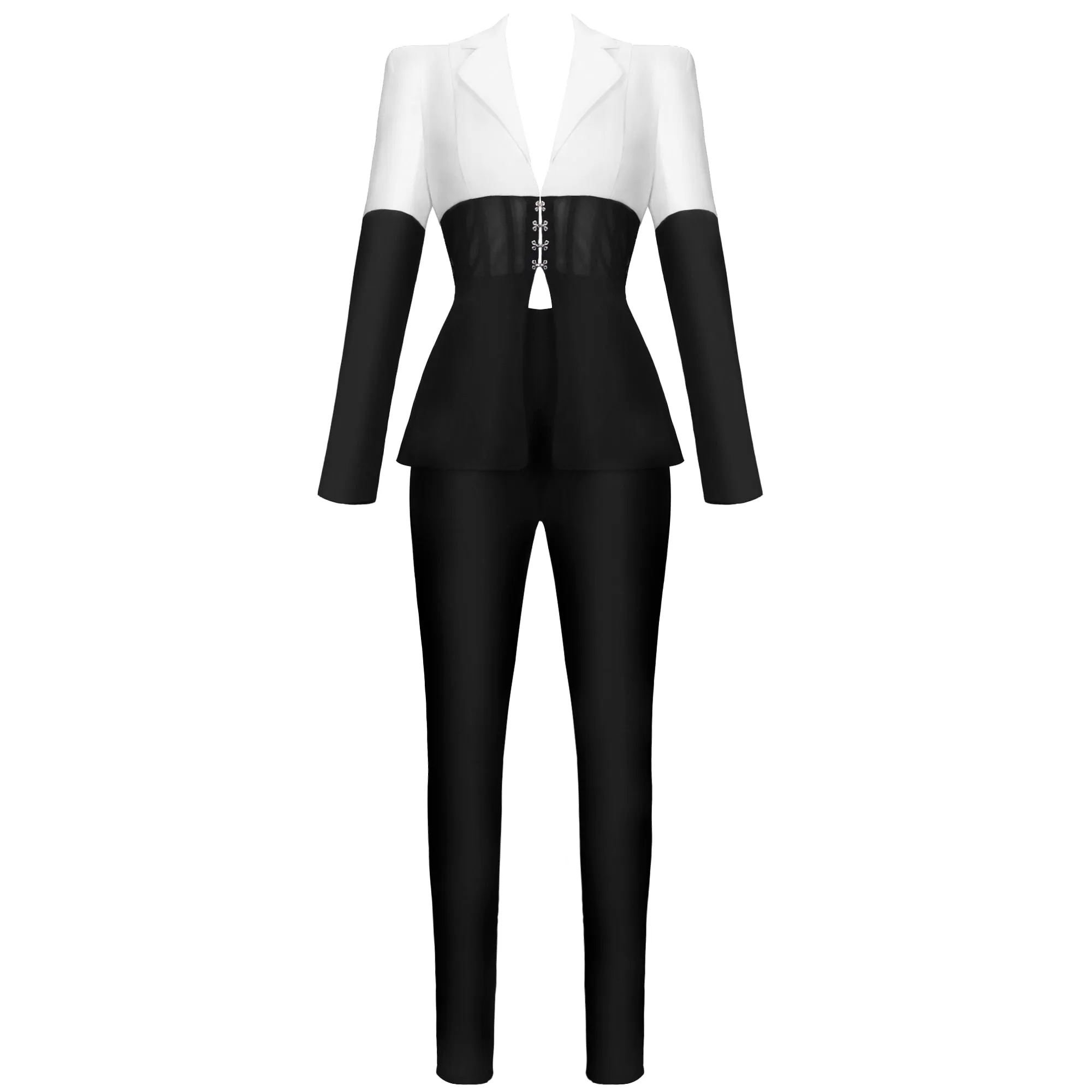 Two Piece Set Women Suit Blazer