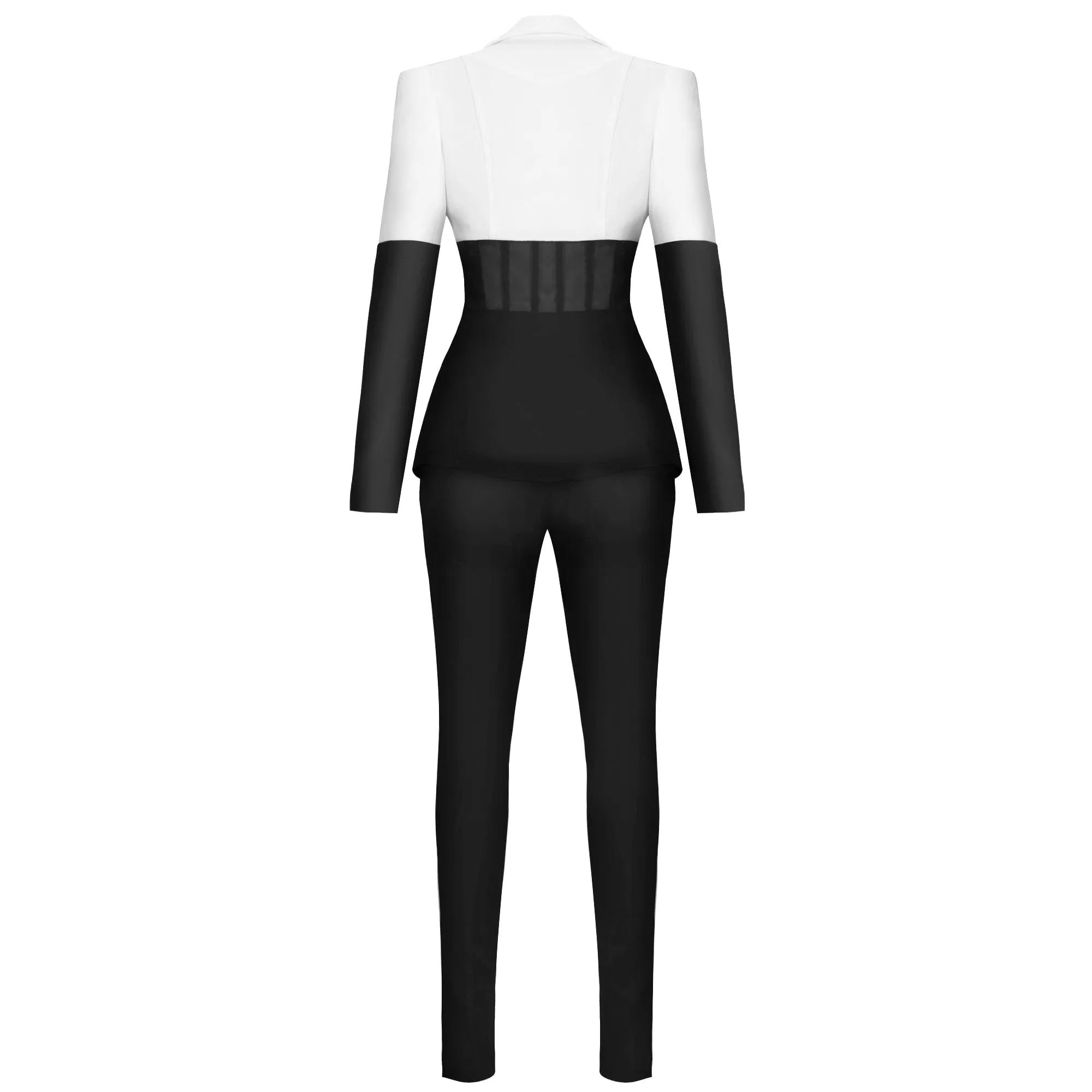 Two Piece Set Women Suit Blazer