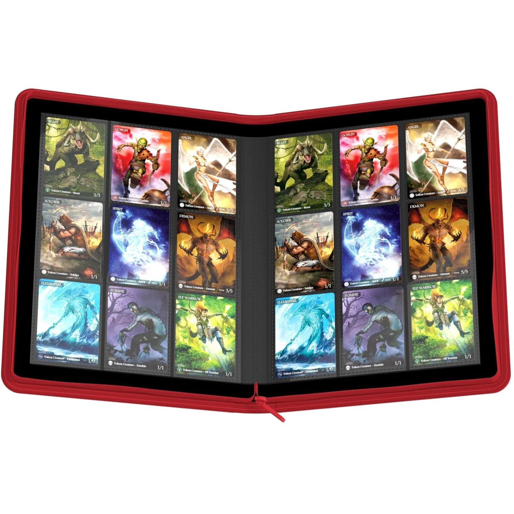Ultimate Guard - Zipfolio Xenoskin/Red - 18 Pocket