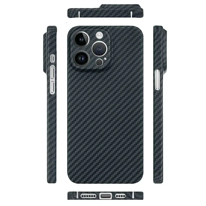 Ultra-Thin Carbon Fiber Case for iPhone 15 Pro Max Plus - Luxurious Protection