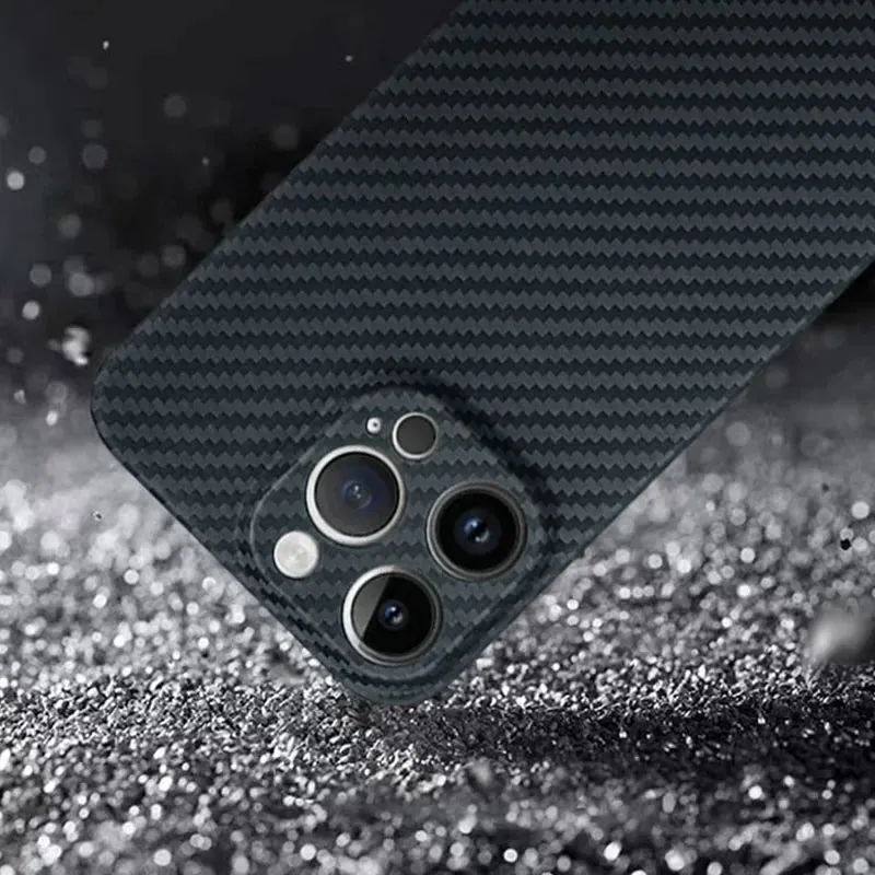 Ultra-Thin Carbon Fiber Case for iPhone 15 Pro Max Plus - Luxurious Protection