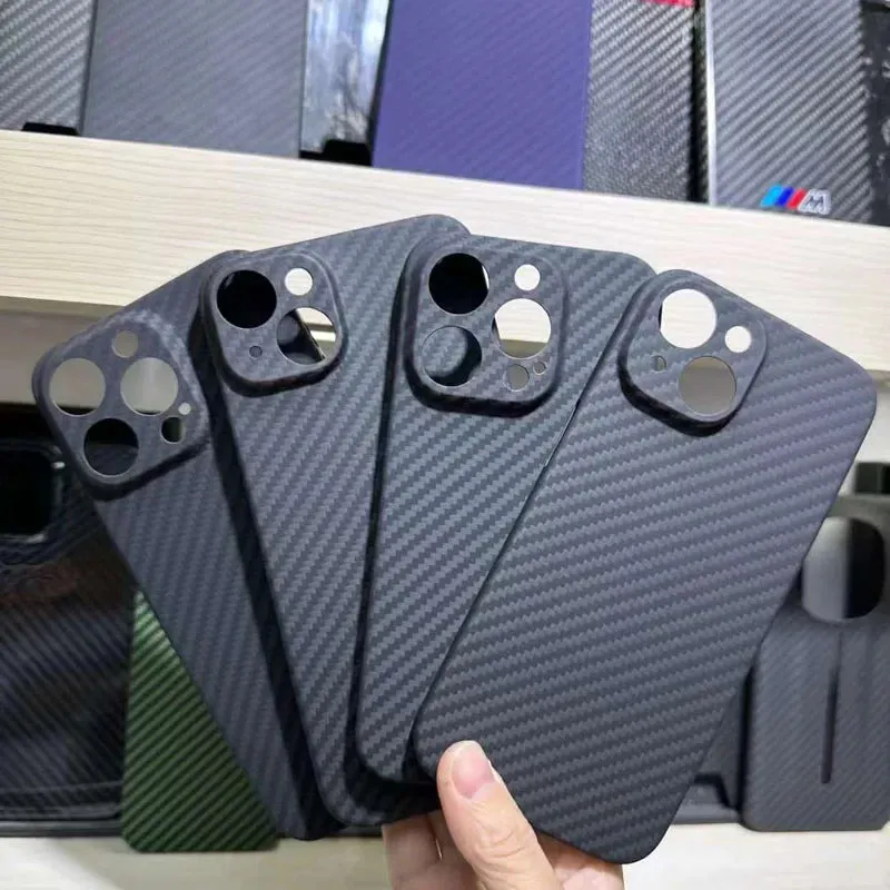 Ultra-Thin Carbon Fiber Case for iPhone 15 Pro Max Plus - Luxurious Protection