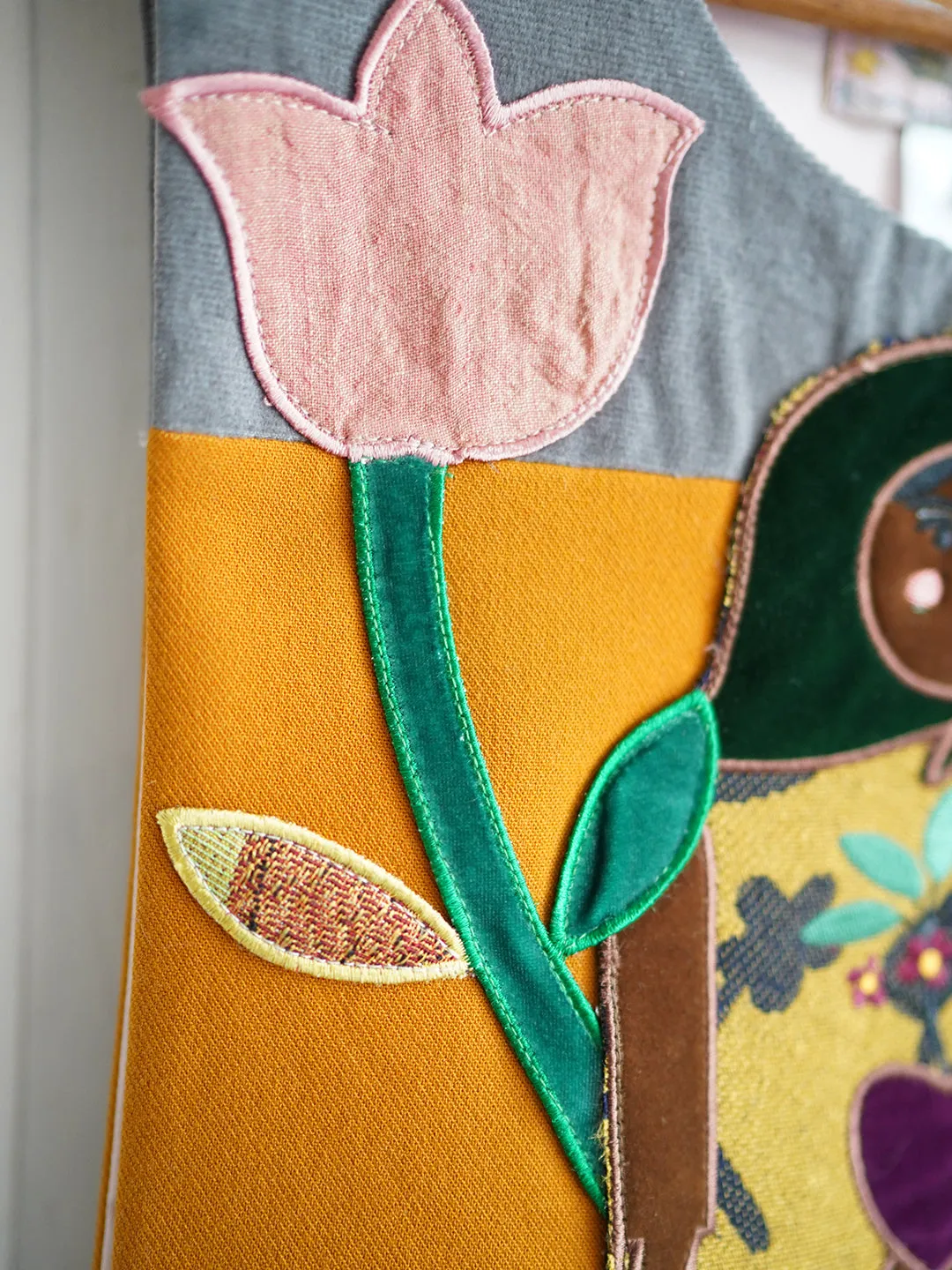Unlogical Poem Cottage Style Doll Patchwork Embroidery Smock