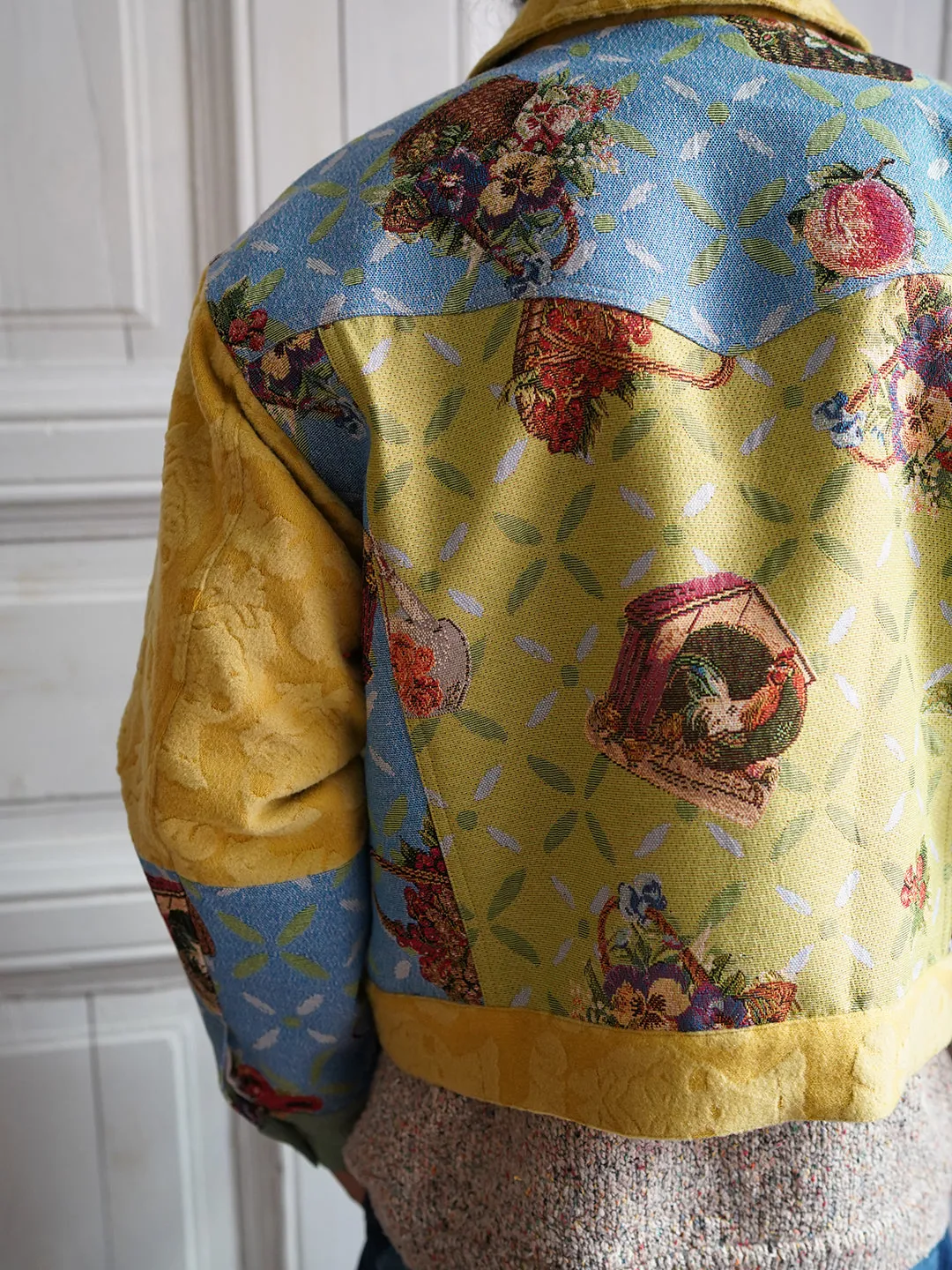 Unlogical Poem Cottage Style Patchwork Jacket