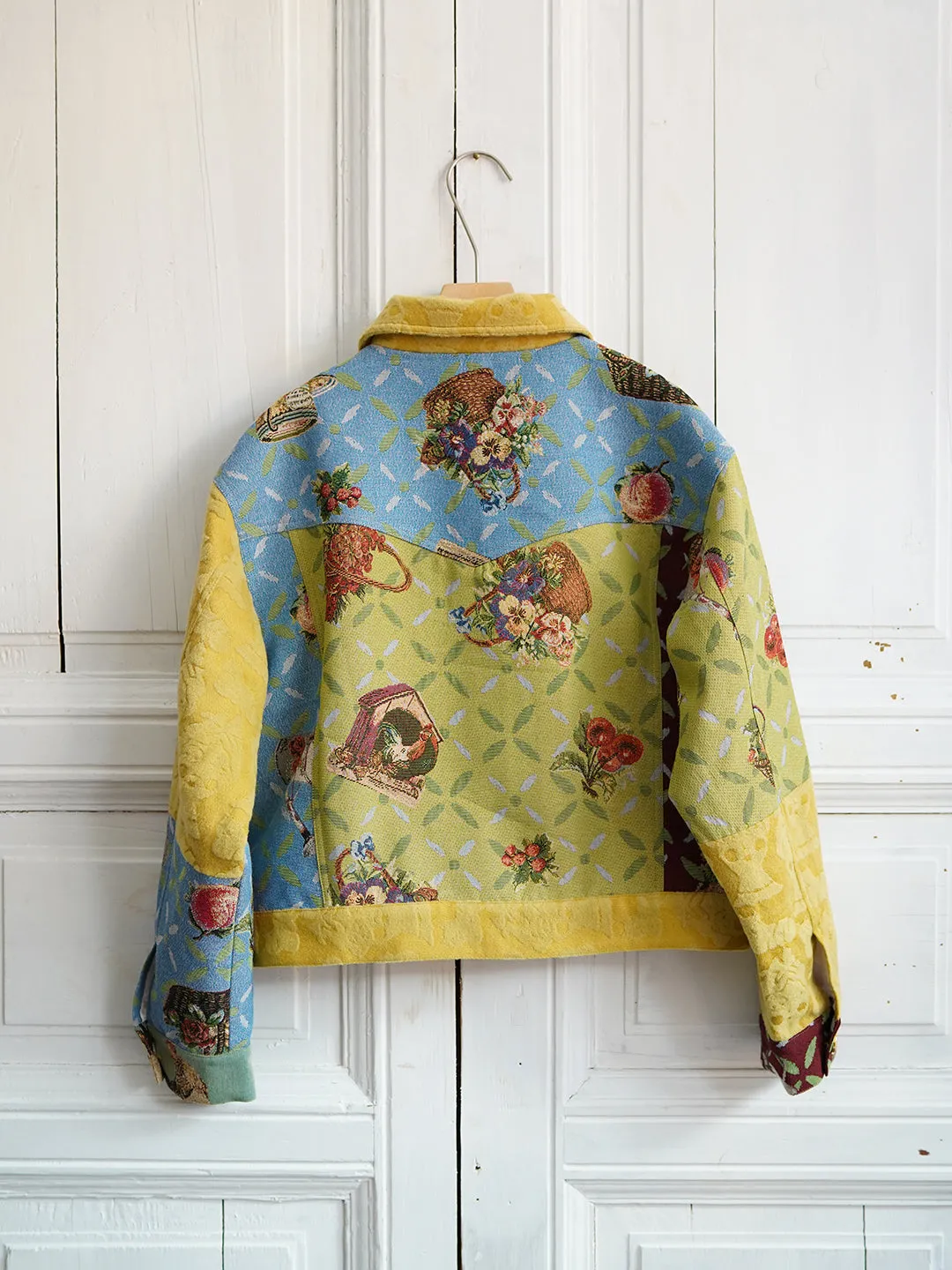 Unlogical Poem Cottage Style Patchwork Jacket