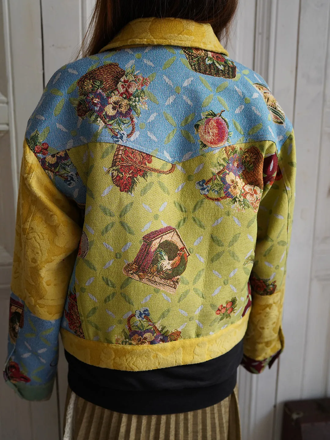 Unlogical Poem Cottage Style Patchwork Jacket