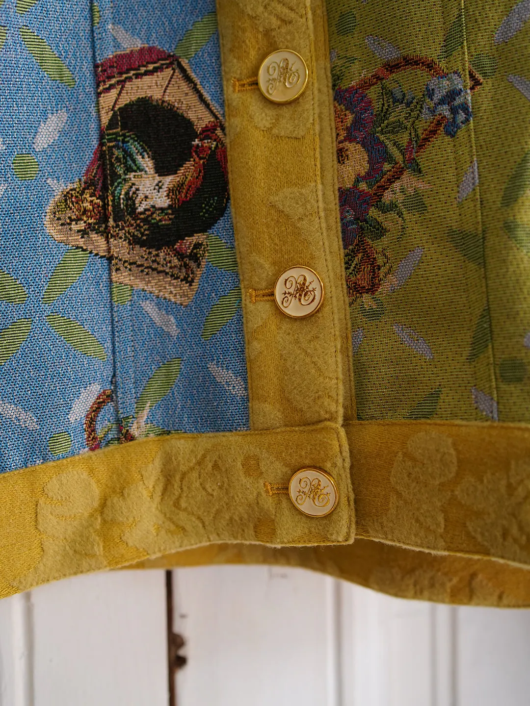 Unlogical Poem Cottage Style Patchwork Jacket