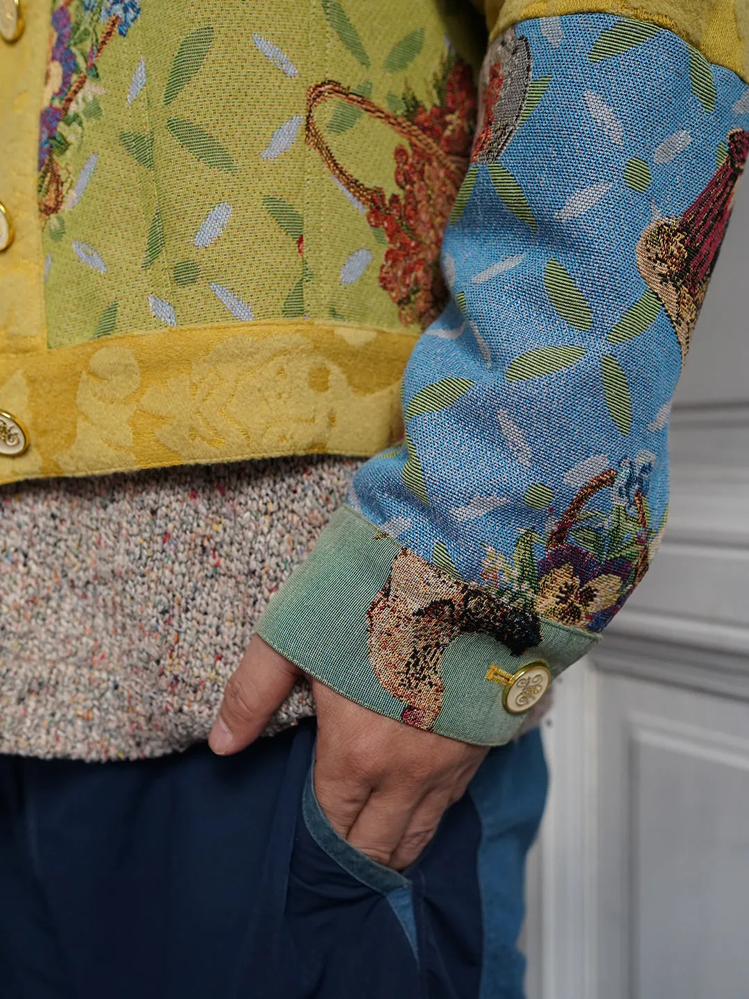 Unlogical Poem Cottage Style Patchwork Jacket