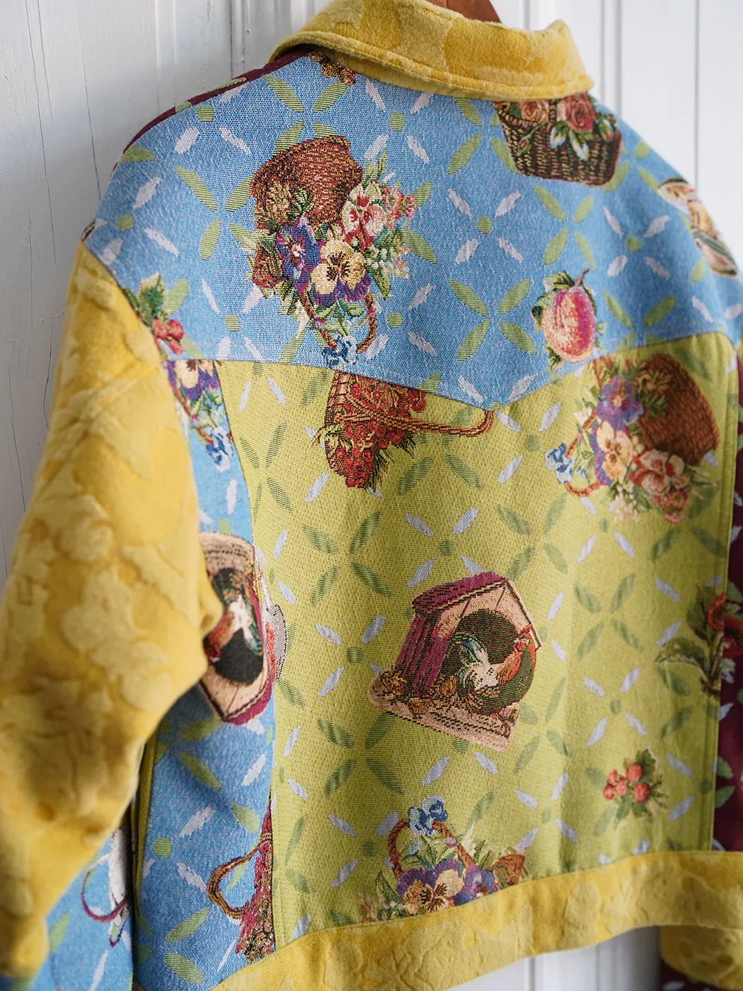 Unlogical Poem Cottage Style Patchwork Jacket