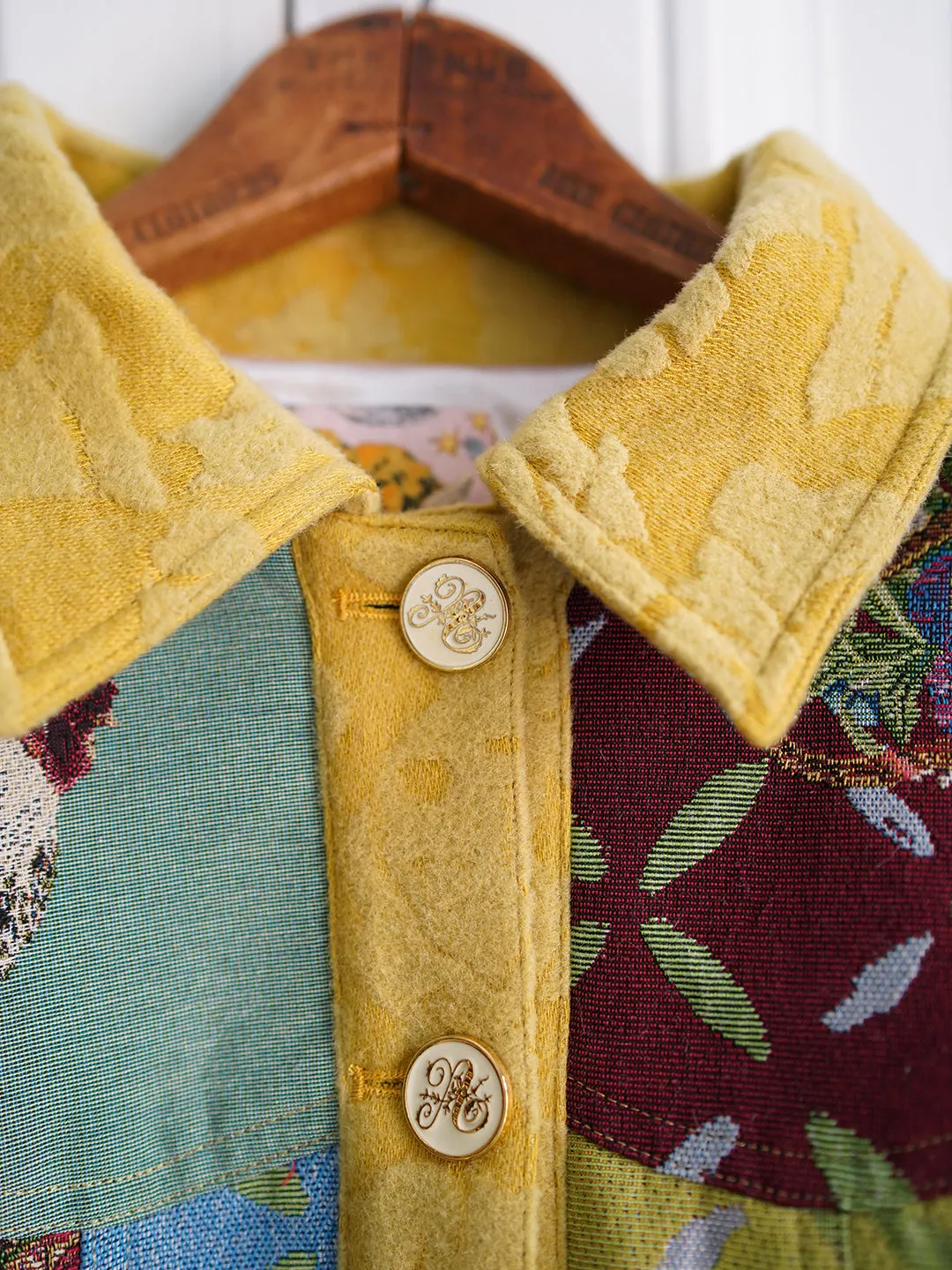 Unlogical Poem Cottage Style Patchwork Jacket