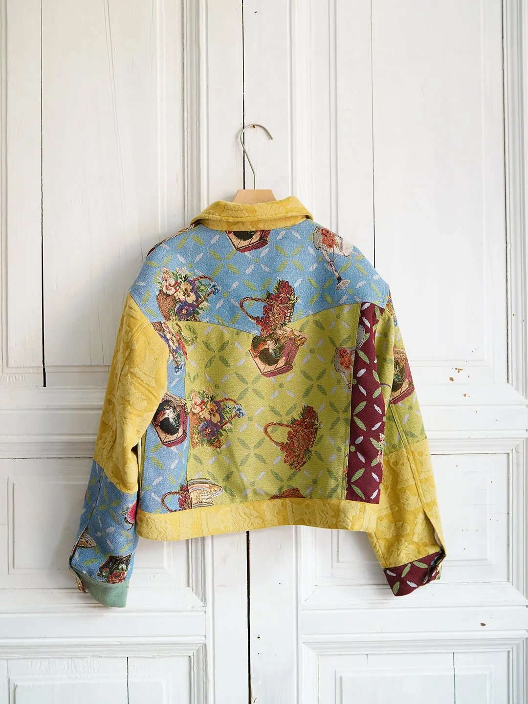 Unlogical Poem Cottage Style Patchwork Jacket