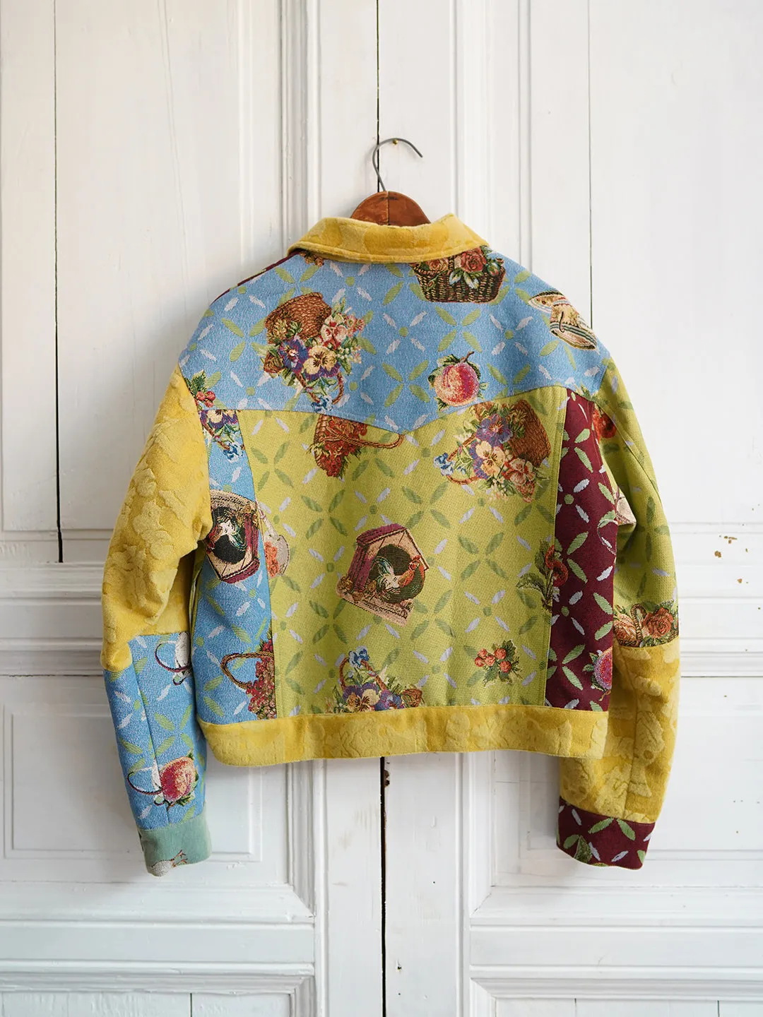 Unlogical Poem Cottage Style Patchwork Jacket