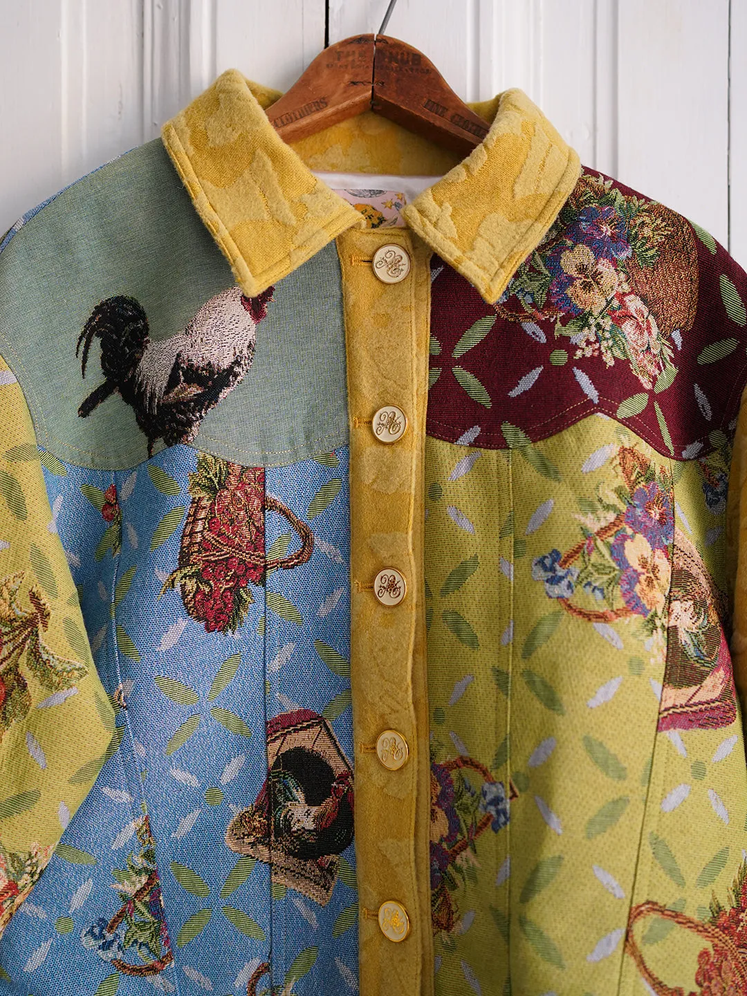 Unlogical Poem Cottage Style Patchwork Jacket
