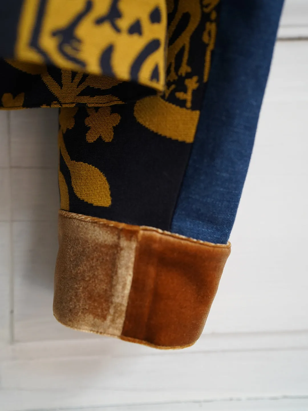 Unlogical Poem Vintage Style Patchwork Jacket