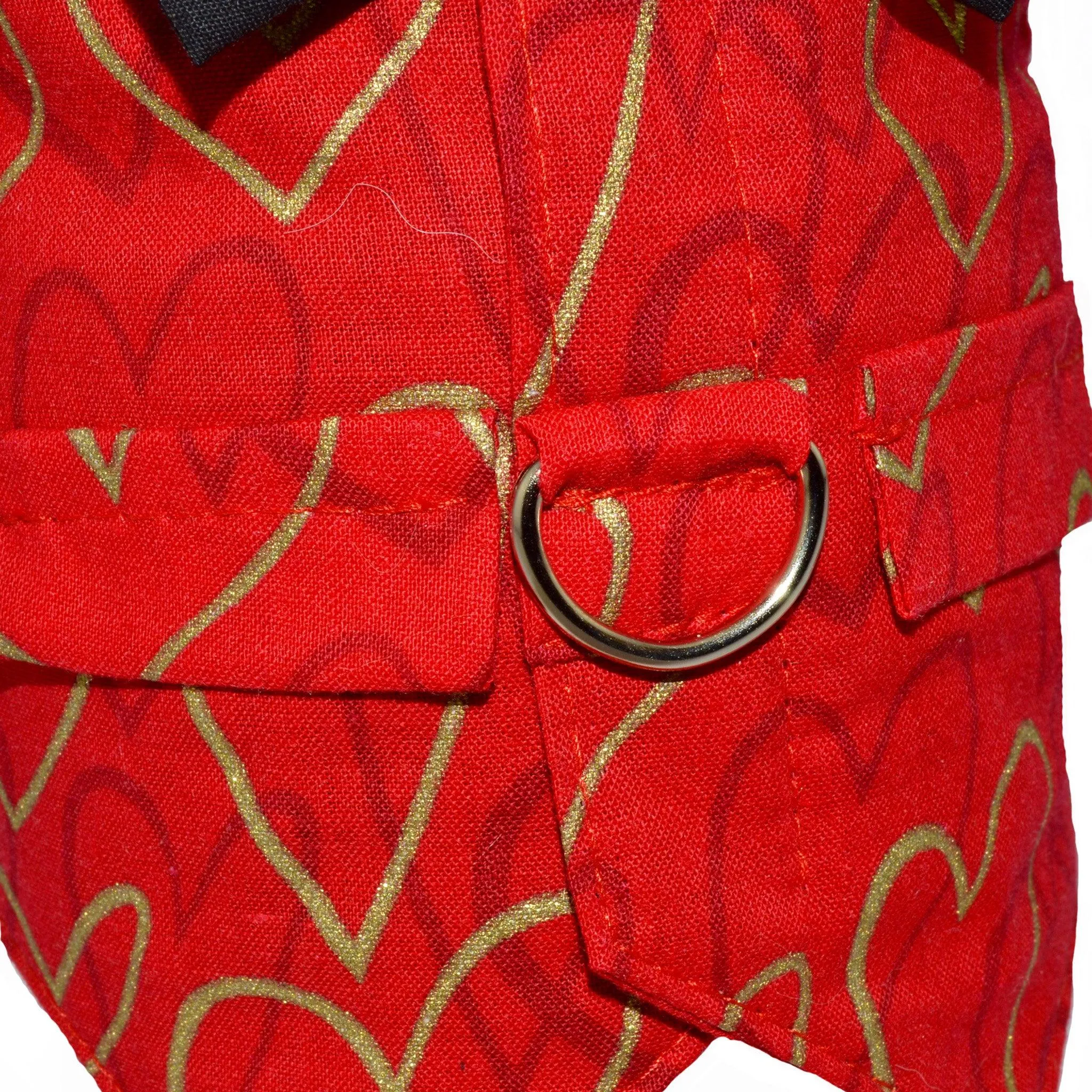 Valentine Dog Vest With Built In Harness - Large - Last One