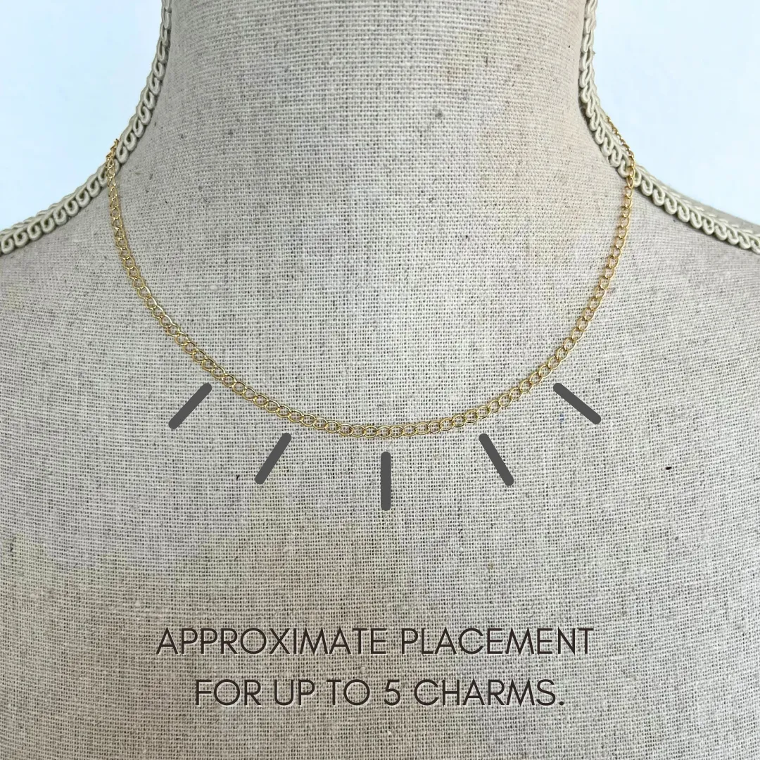 Virtual Charm Bar | Link Chain Necklace