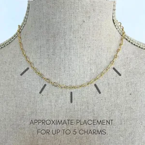 Virtual Charm Bar | Oval Chain Necklace