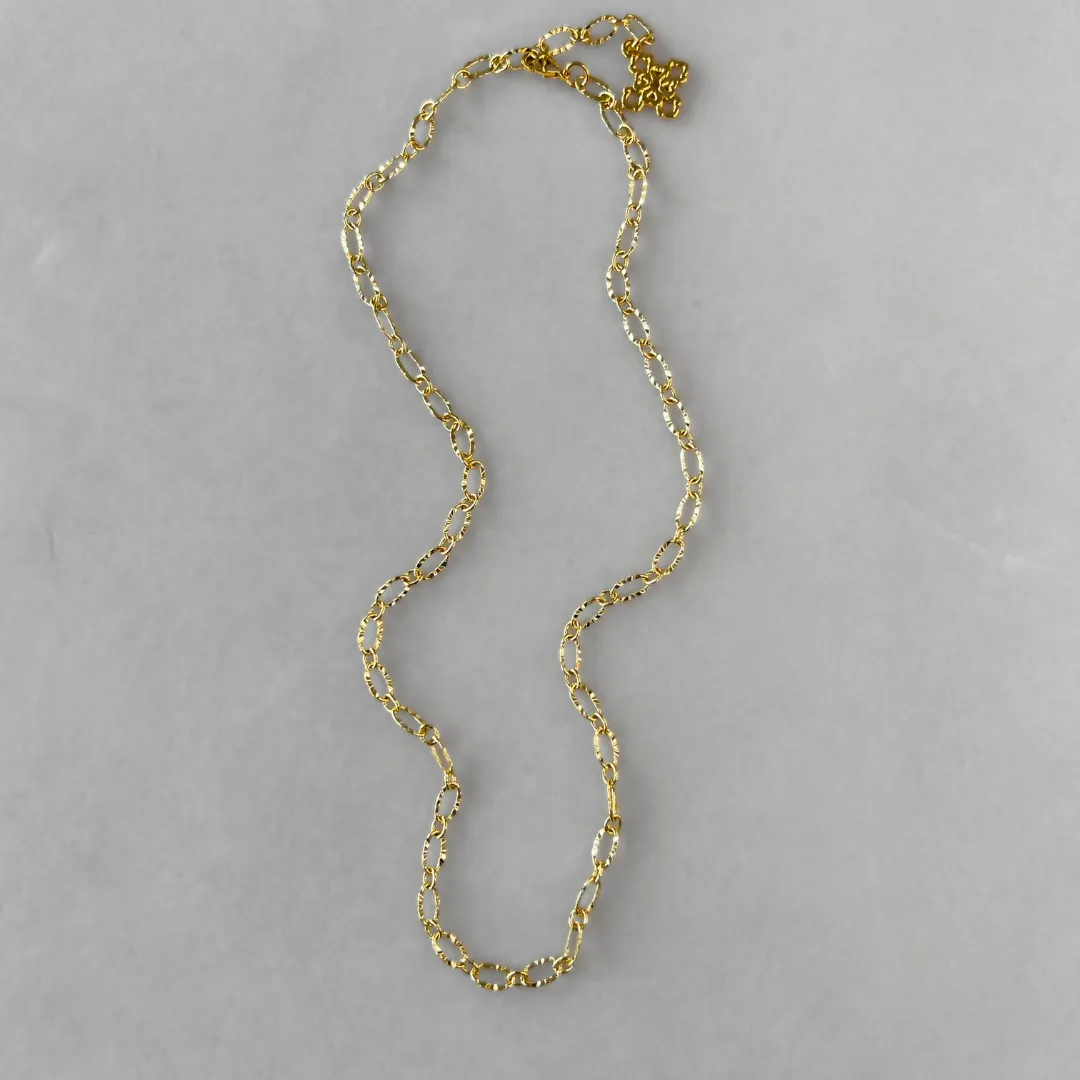 Virtual Charm Bar | Oval Chain Necklace