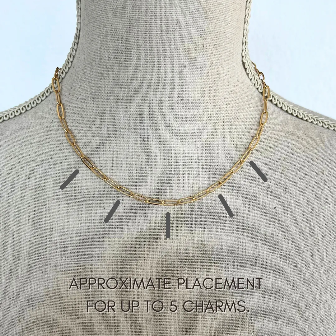 Virtual Charm Bar | Paper Clip Necklace